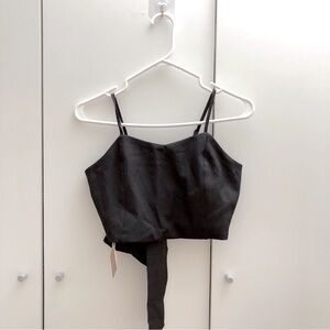 self-tied back camisole